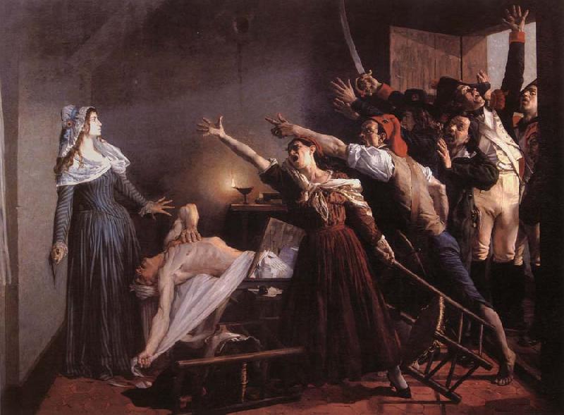 Weerts Jean Joseph l'Assassinat de Marat